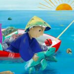 Yonezu the fisherman at sea